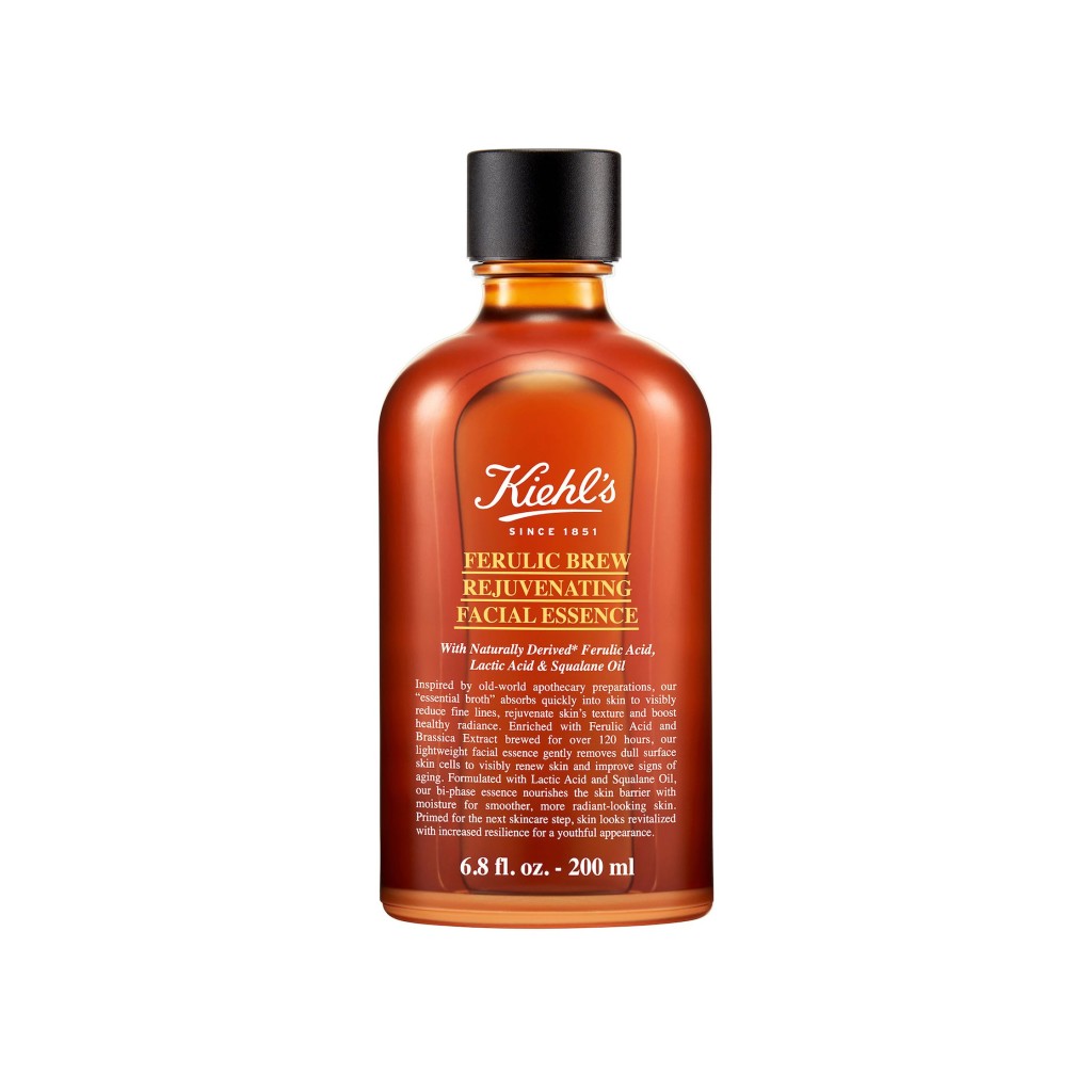 Kiehl's精釀抗氧亮肌活膚液/$790,配方中的乳酸和優質橄㰖油,除滋潤肌膚外,也有助肌膚回復細緻,同時柔化細紋。 Kiehl's精釀抗氧亮肌活膚液/$790,配方中的乳酸和優質橄㰖油,除滋潤肌膚外,也有助肌膚回復細緻,同時柔化細紋。