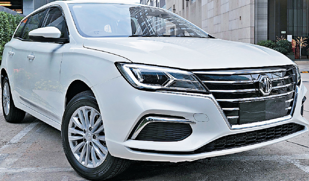 ■MG5 EV驟眼看有點像福士Passat。
