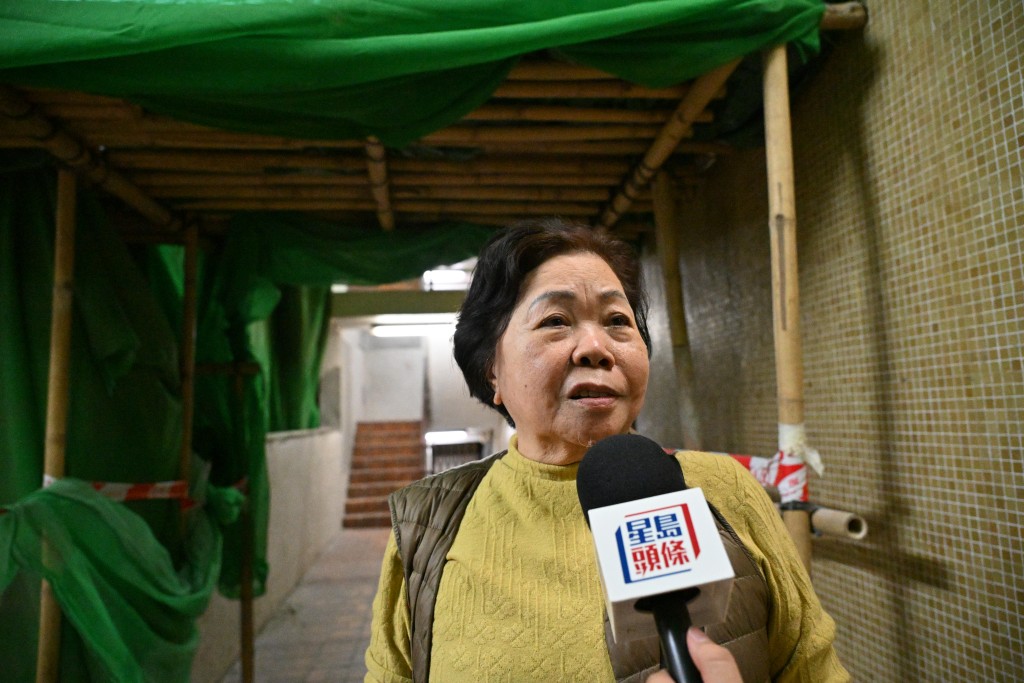 C座低層住戶坦言，穗禾苑的維修情況與大埔宏福苑相似。