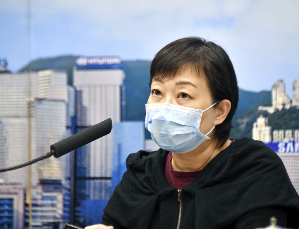 张竹君曾连续72日主持「430疫情记者会」。资料图片