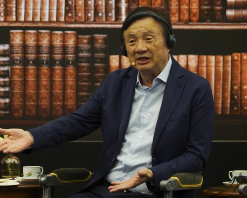 任正非指美國難阻華為前進。　AP圖片