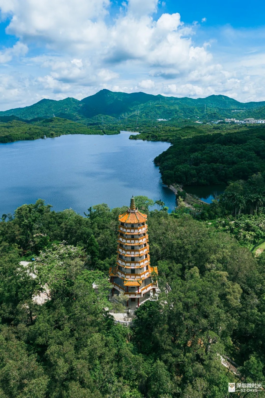 關閉逾30年的深圳西麗塔，再次免費開放。深圳微時光
