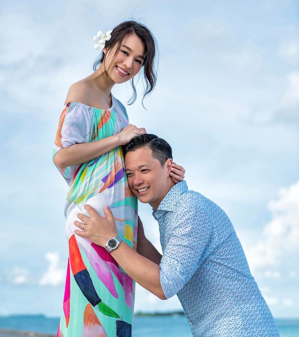 胡杏儿与老公于2017年宣布怀孕，婚后诞三子。