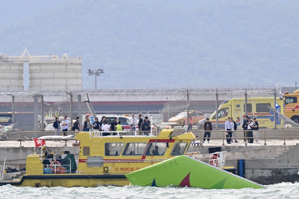 尾翼浮在海面。 尾翼浮在海面。