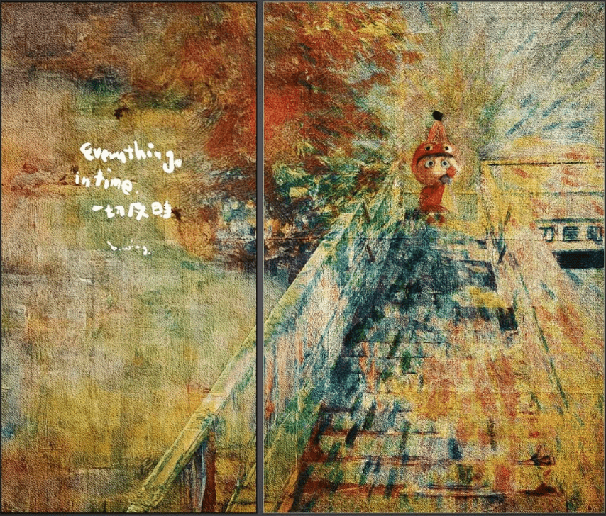 她將於今年7月書展上,推出一系列盲盒及畫冊《Everything, in time》(一切,及時)。 她將於今年7月書展上,推出一系列盲盒及畫冊《Everything, in time》(一切,及時)。
