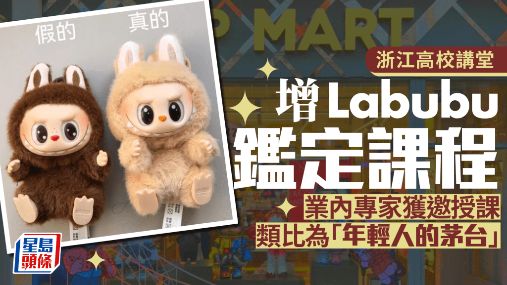 Labubu鑑定課登浙江高校講堂  教師將其類比「年輕人的茅台」