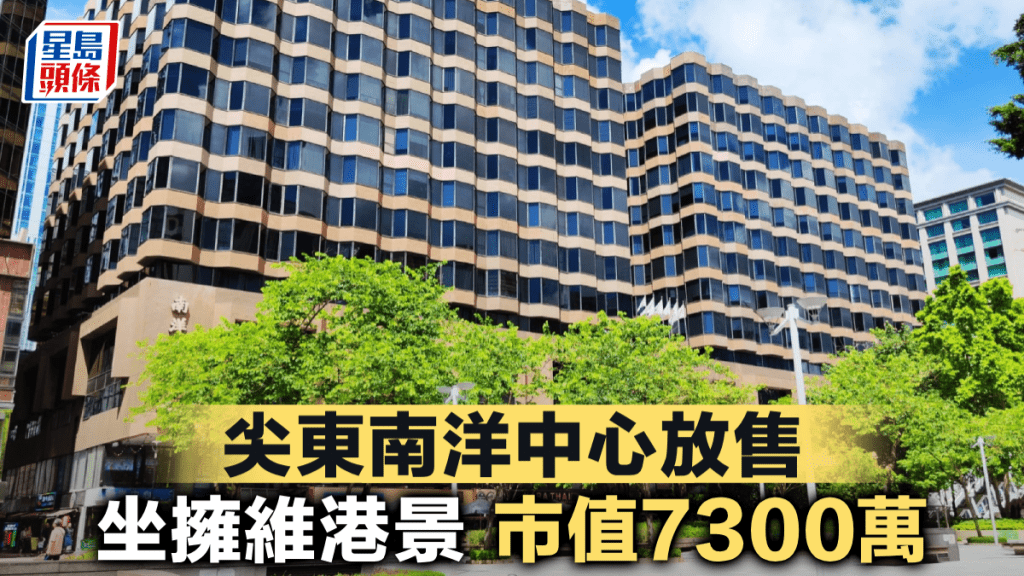 尖東南洋中心放售 坐擁維港景 市值7300萬