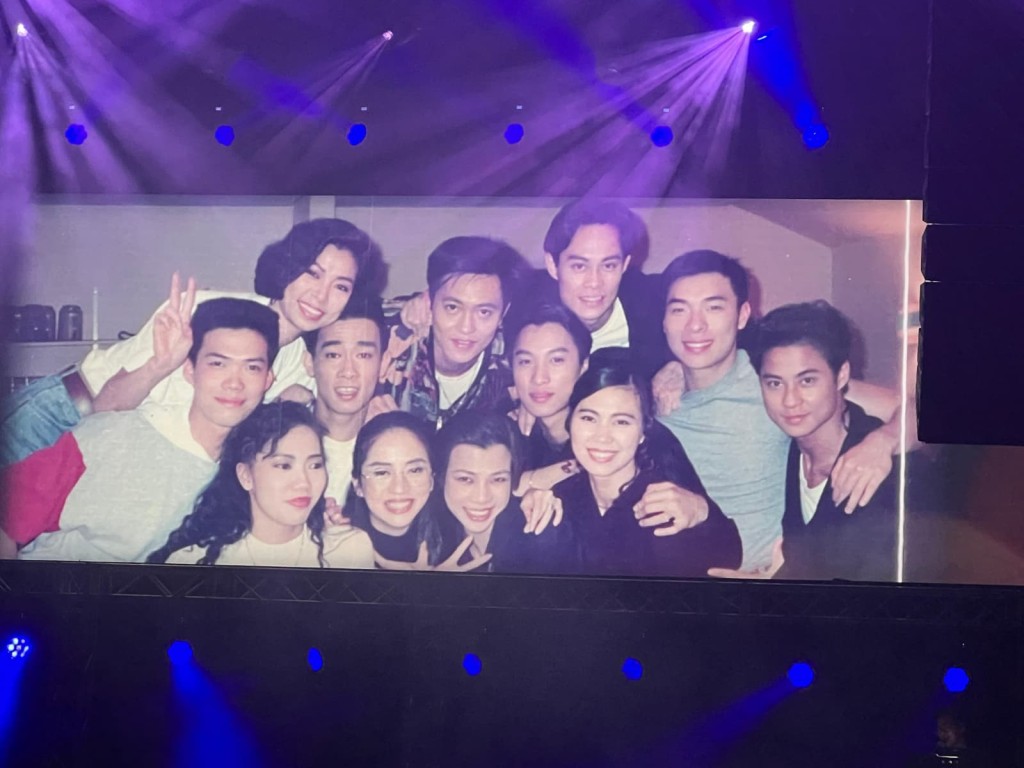 譚耀文懷念新秀時。 譚耀文懷念新秀時。