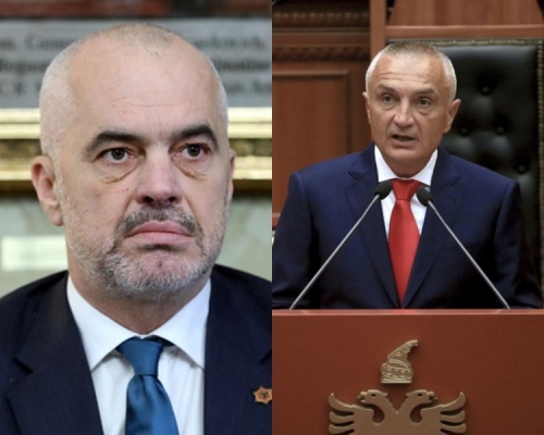 梅塔(右)与拉马(左)誓不两立互唱反调。AP