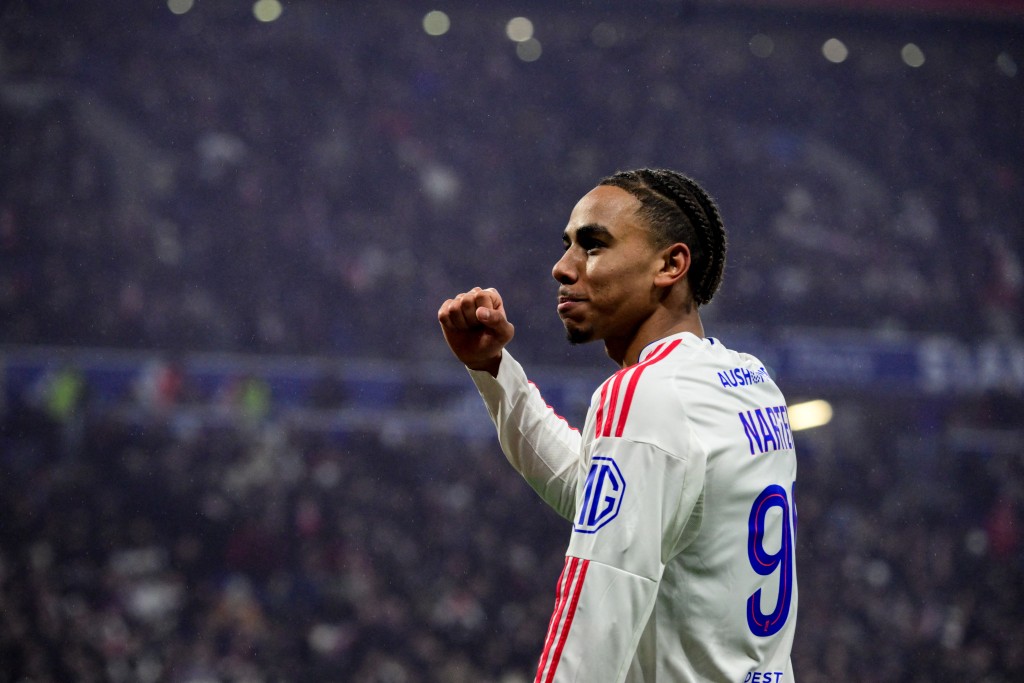 里昂主場3:0輕取尼斯。法新社