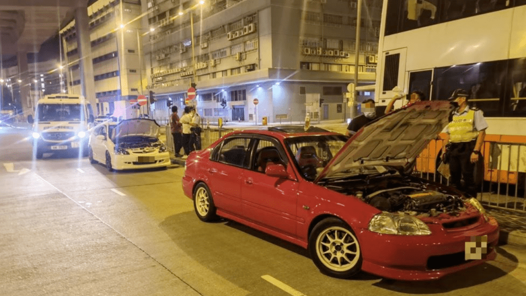 涉事車輛已被扣留,待進一步檢驗。警方圖片