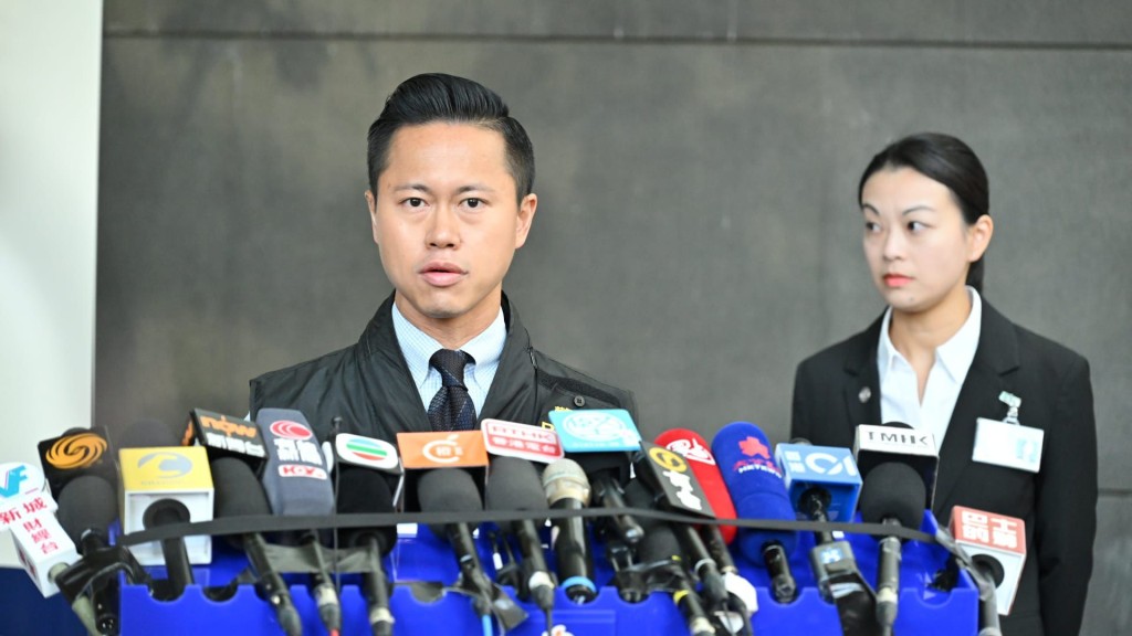 新界南總區重案組總督察庾博瀚 新界南總區重案組總督察庾博瀚