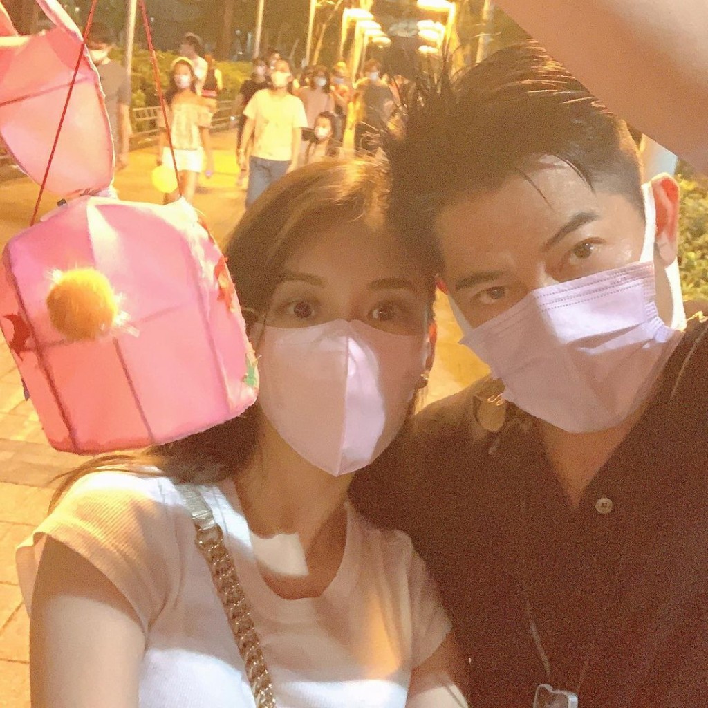 去年浪漫過中秋。