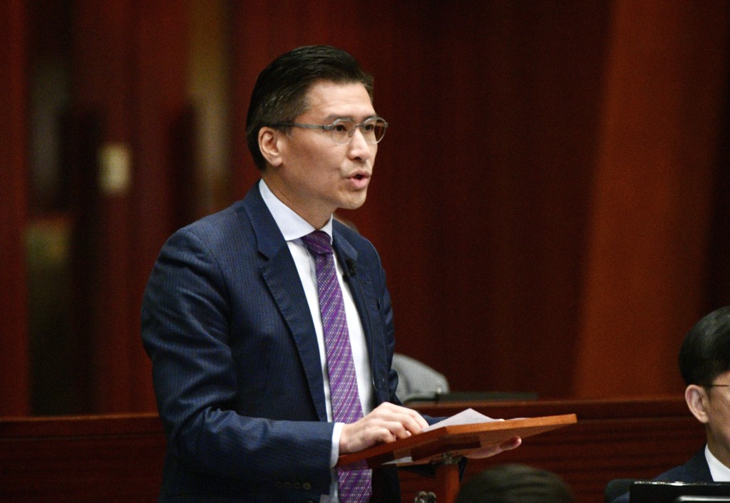 立法會議員邱達根。 立法會議員邱達根。