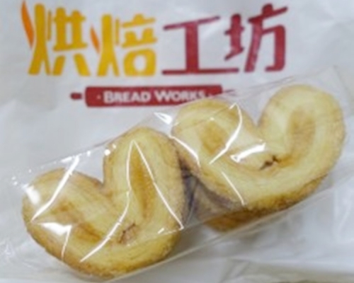「烘焙工坊」蝴蝶酥每100克含2.0克反式脂肪酸。網上圖片
