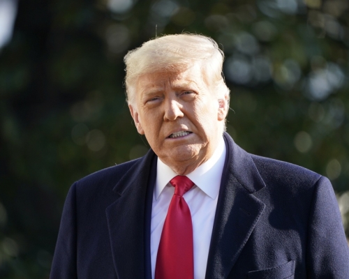 美國總統特朗普。AP圖