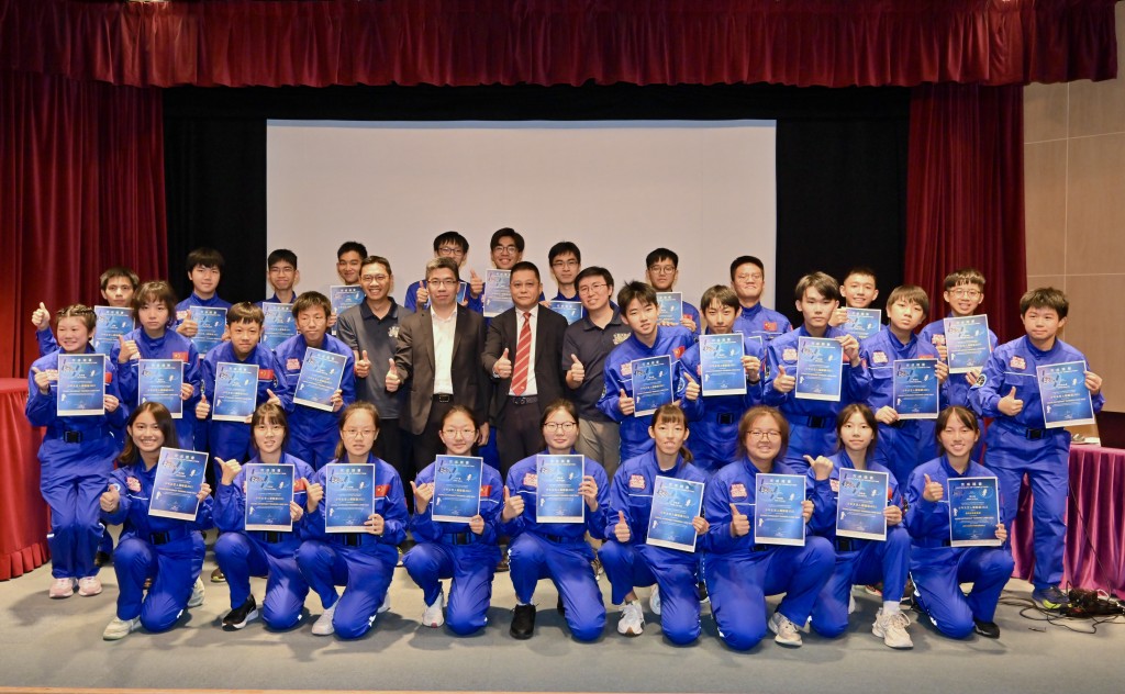 「少年太空人體驗營2023」分享會今日在香港太空館舉行。政府新聞處