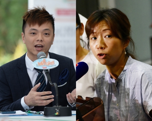 專職醫療人員及護士協會幹事劉凱文(左);公共醫療醫生協會會長馬仲儀(右)。 資料圖片