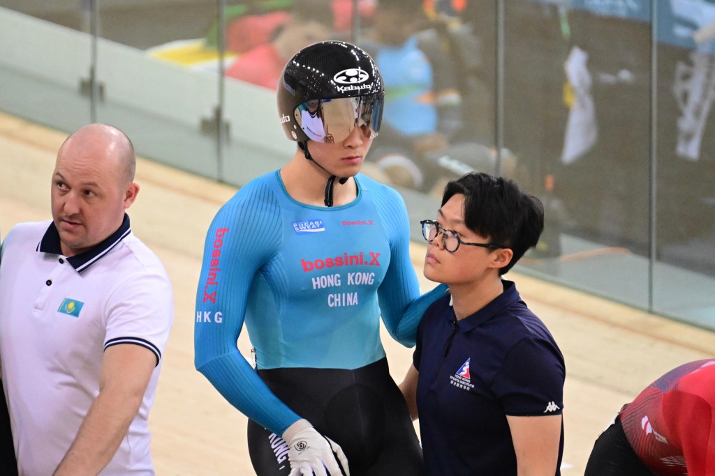 杜棹熙未能通過復活賽。陳極彰攝 杜棹熙未能通過復活賽。陳極彰攝