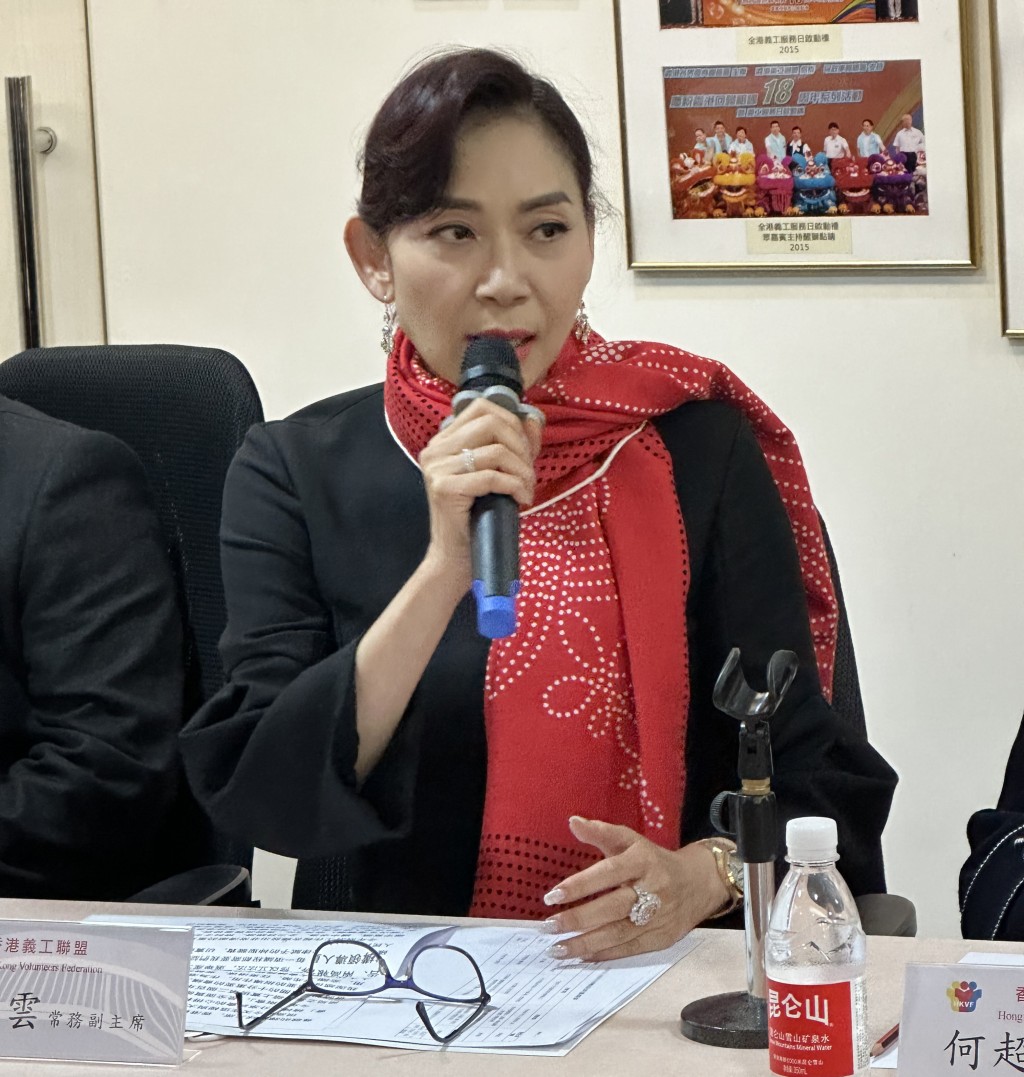 香港義工聯盟常務副主席鄺美雲。