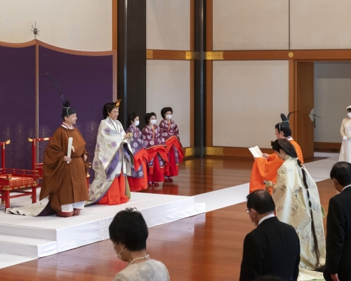 日本皇室舉行立皇嗣之禮確立秋篠宮地位。AP圖片