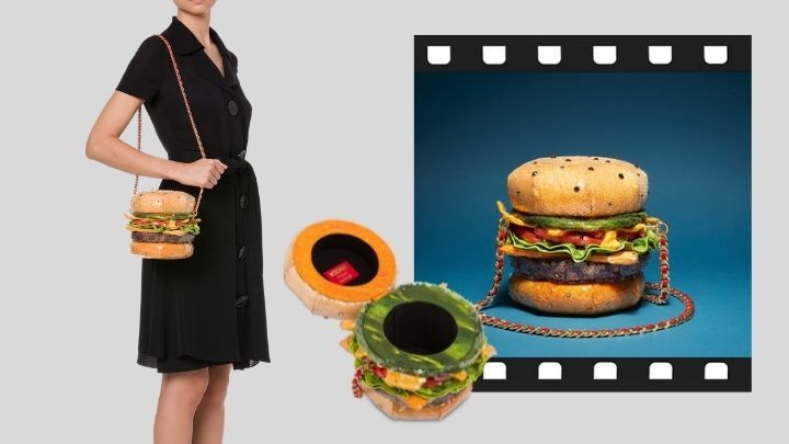 漢堡包造型Chain Bag/$12,700。