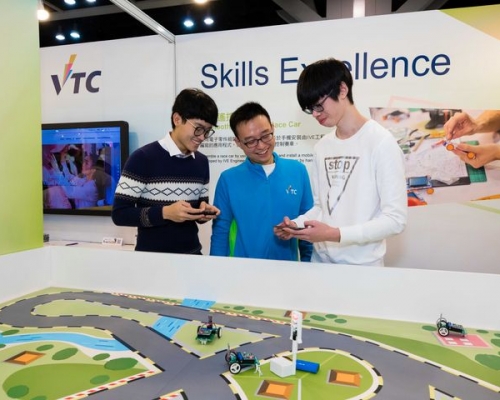 職業訓練局於本年一月參與在灣仔香港會議展覽中心舉行的「2019年教育及職業博覽」。資料圖片