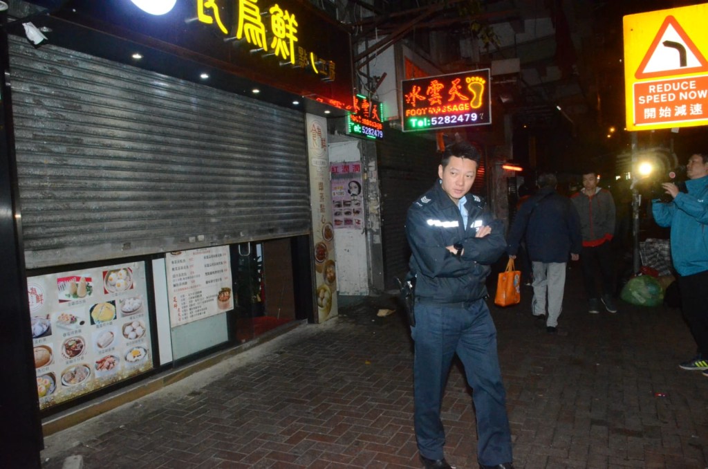 警方到場調查。