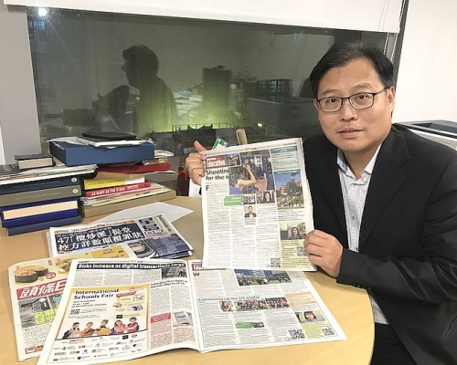 《英文虎報》總編輯湯錦標表示，《英文虎報》的新欄目「Student Globetrotters」，每周會邀請海外留學生拍片分享留學生活點滴。