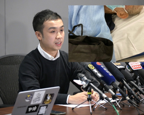 區議員何偉倫家訪時找鎖匠開門揭獨居老伯倒地急送院。何偉倫FB圖片/資料圖片