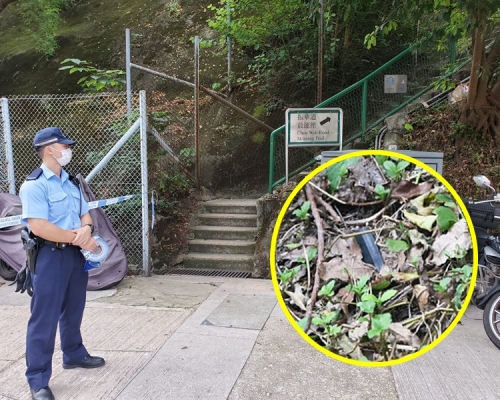 警方封鎖一段振華道。