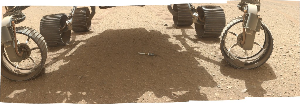 樣本管正等待抵達火星的登陸器，將它收走運回地球。