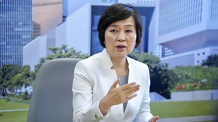 蔡若蓮接受《環球時報》專訪表示,教育局制定了15個學科的相關課程框架,配合各個學科共同推廣國安教育。資料圖片