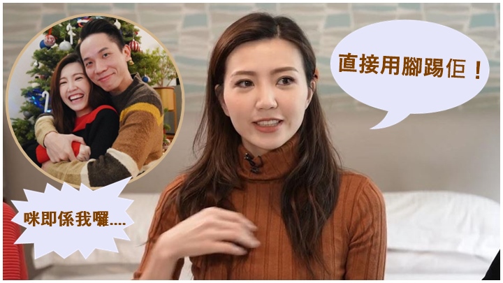 吳若希接受訪問大談跟老公在家中的生活事。