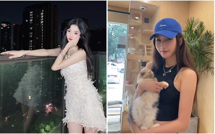李恩（左）在微博解封後，發文直斥都美竹過河拆橋。
