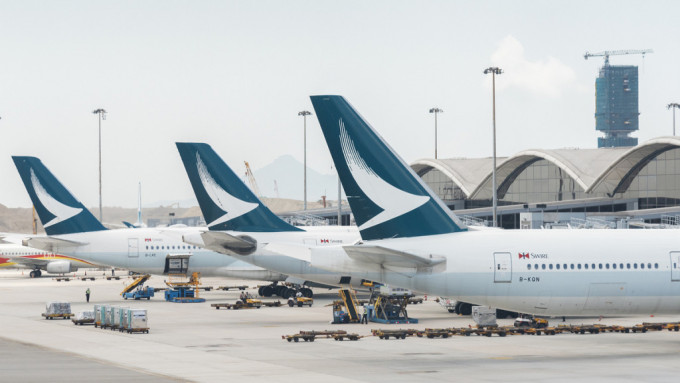 美國航空公司正要求擴大禁令至國泰等香港航空公司。 美國航空公司正要求擴大禁令至國泰等香港航空公司。