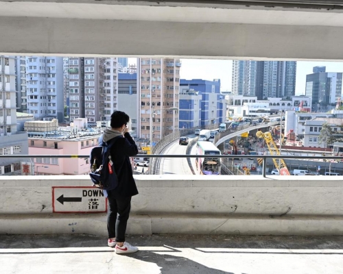 有市民把握機會，今日專程到停車場「打卡」留念。