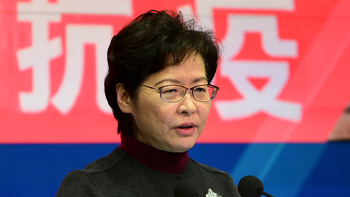 林鄭月娥感謝立會主席及議員回應要求,關鍵時減少索取資料。資料圖片
