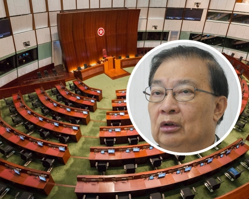 全國人大常委譚耀宗（小圖）相信，人大常委會將在本月內召開會議，處理修訂香港選舉制度的工作。資料圖片