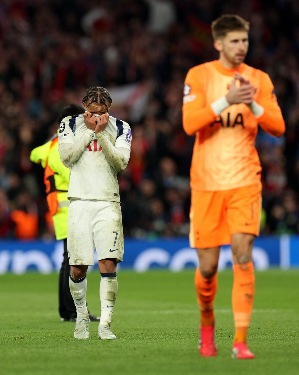 熱刺歐聯16強次回合出局。法新社