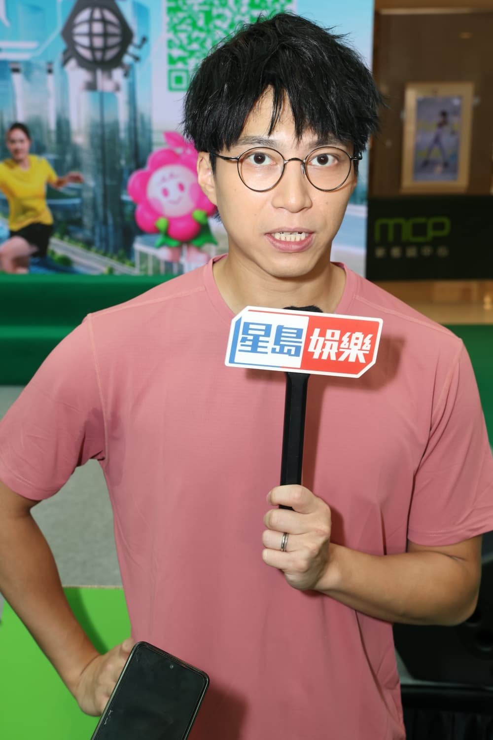 吳業坤表示以空手道運動員身份參與活動，別具意義，形容好像初生嬰兒一樣。
