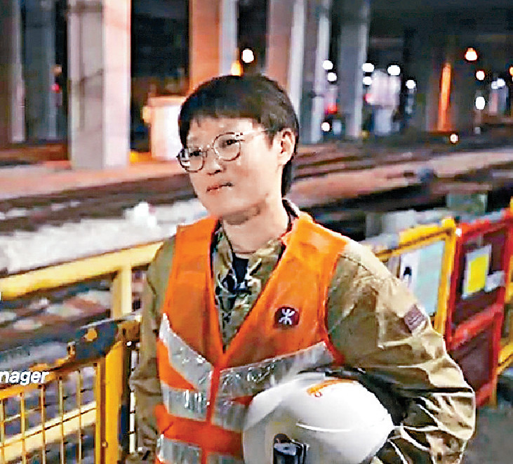 ■Levin表示,每一晚工程人員都會在「黃金兩小時」內更換路軌。 ■Levin表示,每一晚工程人員都會在「黃金兩小時」內更換路軌。