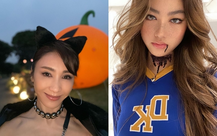 Gigi與Ella（右）各有美態。