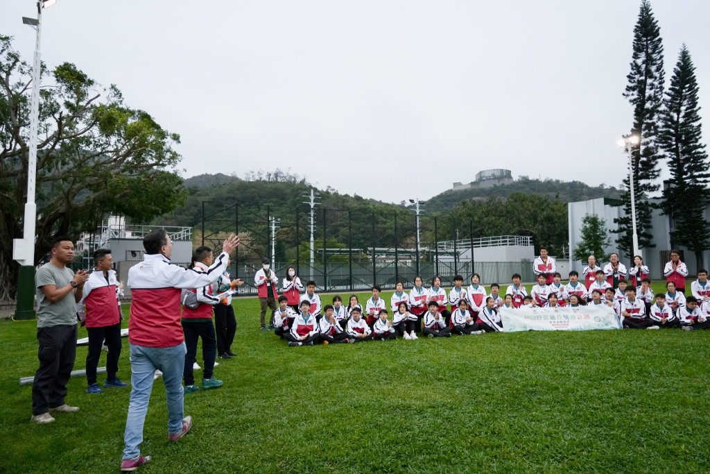 林定國應香港律師會邀請，到位於大欖的海關訓練學院，出席 Customs YES · Teen Talk 春季訓練營互動環節。林定國Fb圖片
