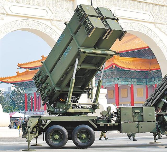 台軍曾在台北市區測試「愛國者」導彈性能。