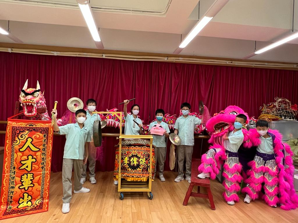 學校舉辦的「中國歷史及文化周」，今年主題正是舞獅。