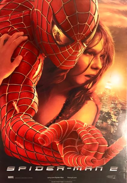 《蜘蛛俠2》電影海報。