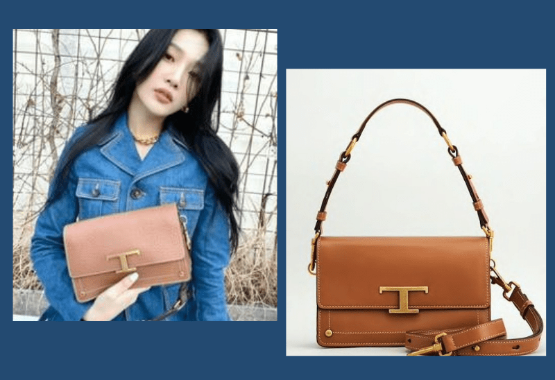 Joy (Park Soo-young / 朴秀英) 與她的T Timeless Crossbody Mini /$15,800。