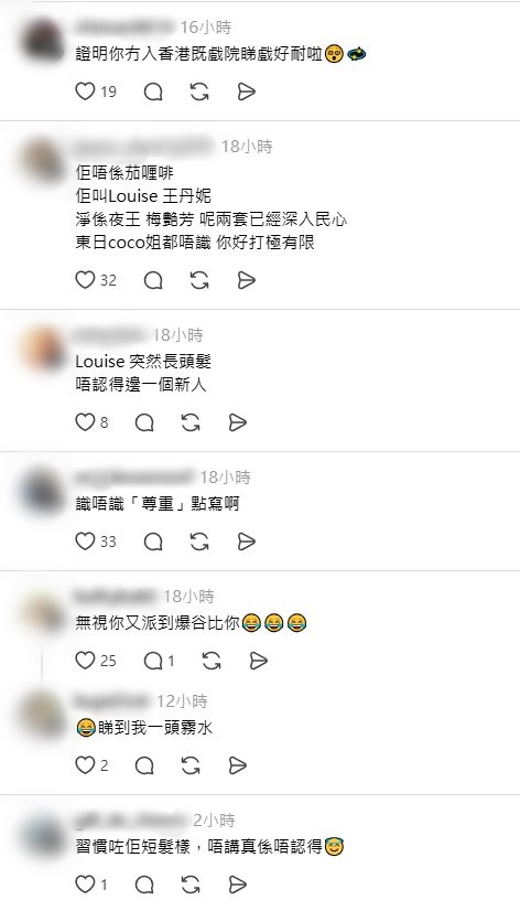 王丹妮獲不少網民支持。