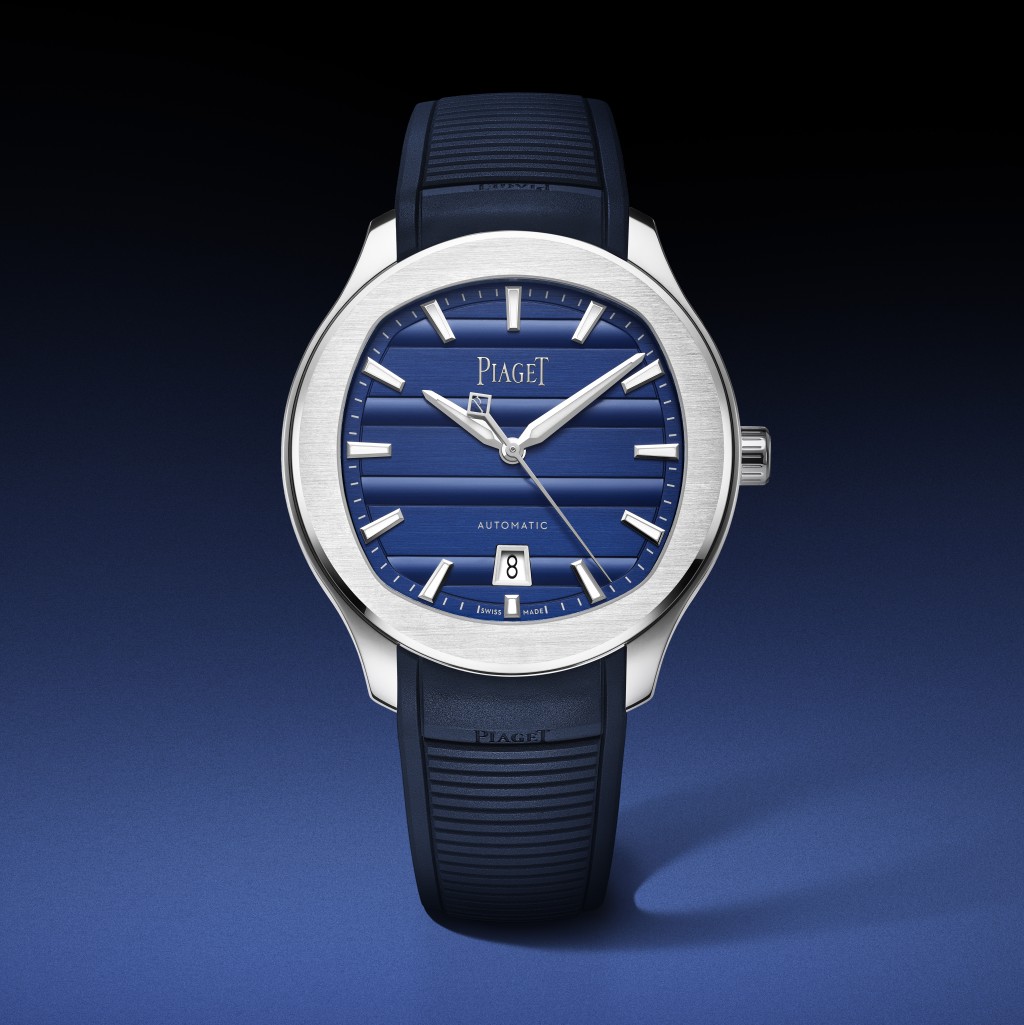 Piaget Polo Signature Date，錶殼：42mm不鏽鋼 / 機芯：1110P自動 / 售價： $102,000（膠帶）。